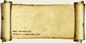 Kristina Michaud vizit kartica